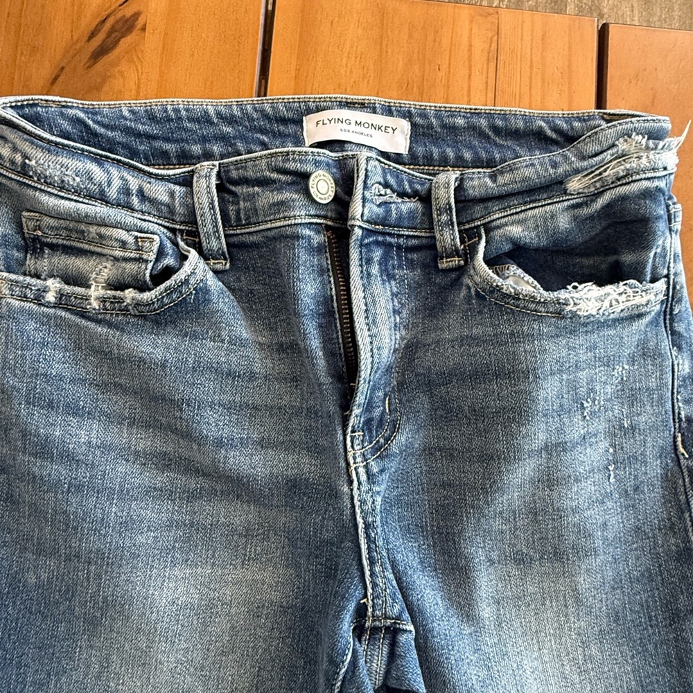 Flying Monkey Mid-Rise Flare Denim
27/30